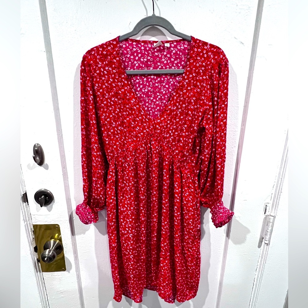 Gap long sleeve midi dress